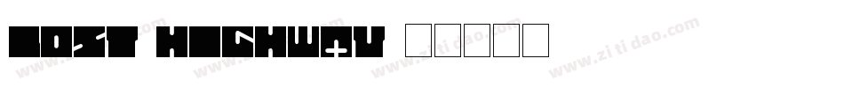 Lost Highway字体转换